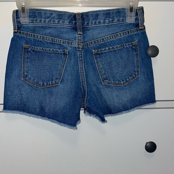 Girls jean shorts with American flag peace sign - Picture 2 of 2